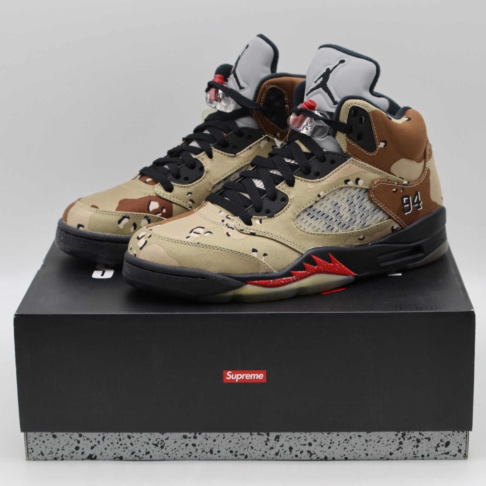 824371-201 Supreme Nike Air Jordan 5 Retro Desert Camo (Men's)