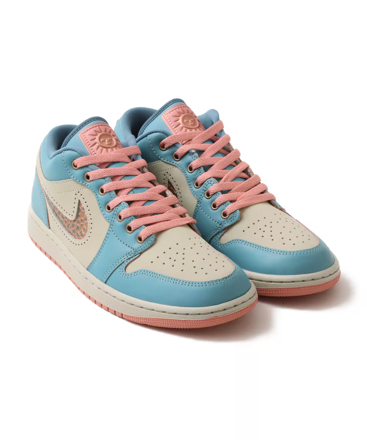 IM8120-464 Nike Air Jordan 1 Low SE Somos Eternos Denim Turquoise (Men's)