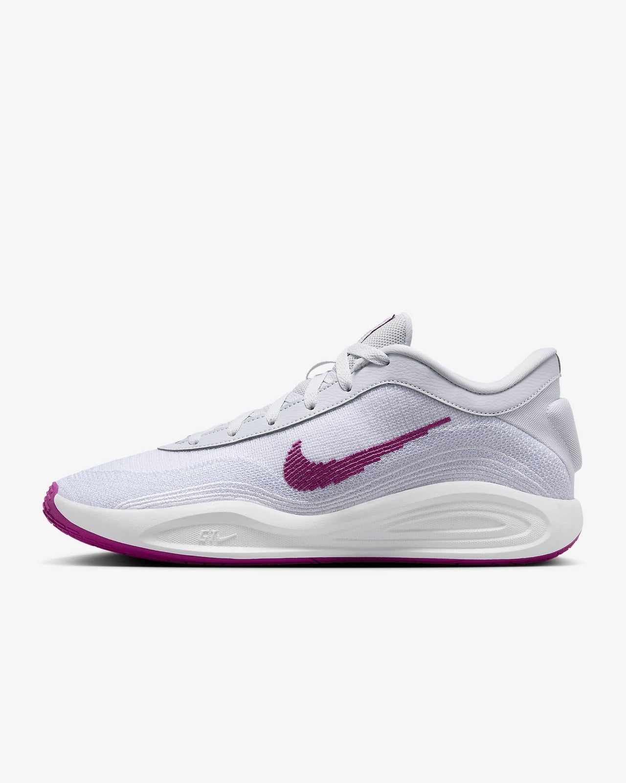 FJ7808-004 Nike GT Hustle Academy Pure Platinum White Hot Fuchsia (Men's)