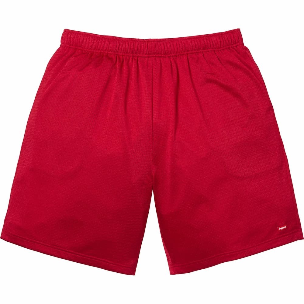 Supreme Small Box Baggy Mesh Short Red