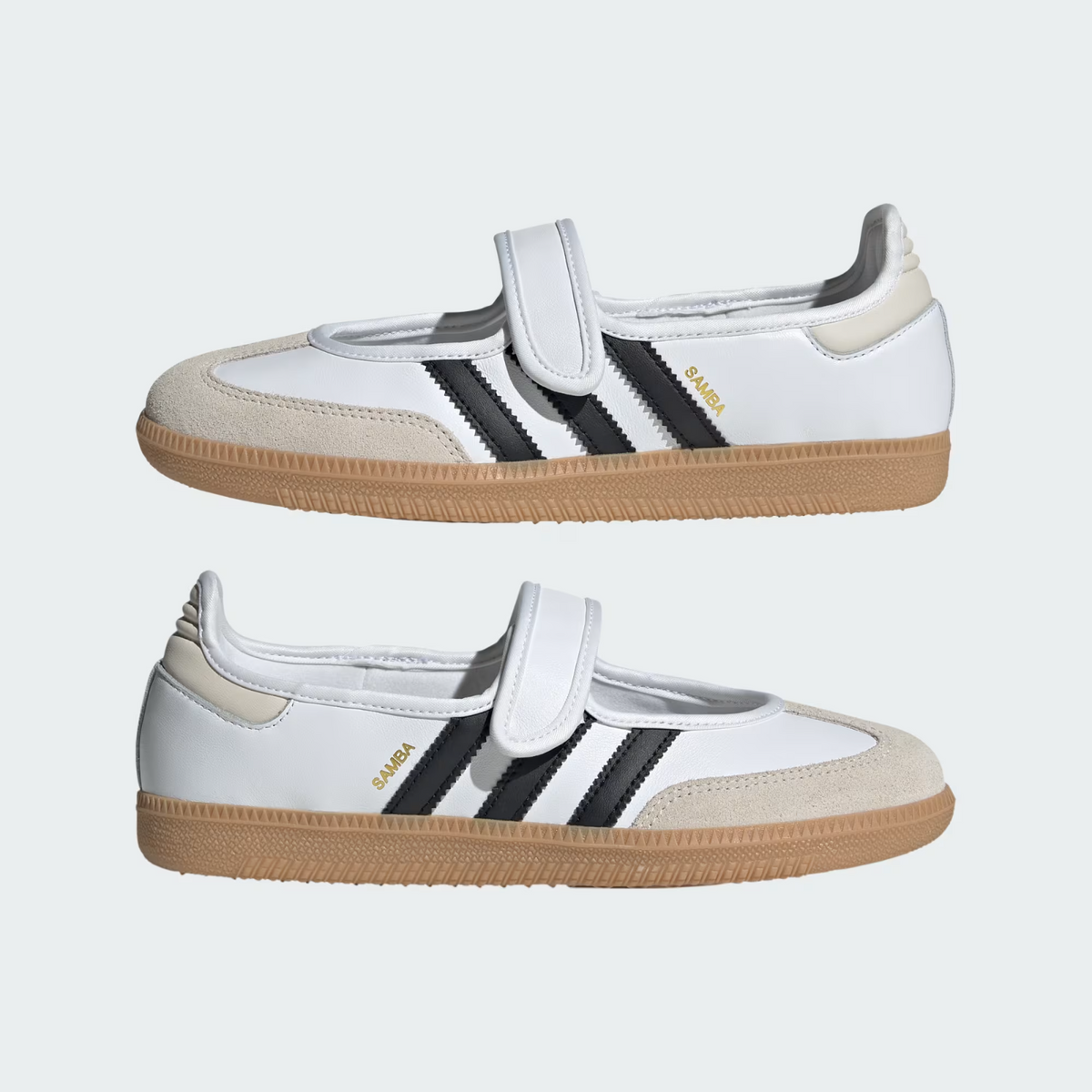 JR1402 adidas Originals Samba Jane Cloud White Alumina Core Black (Women's)