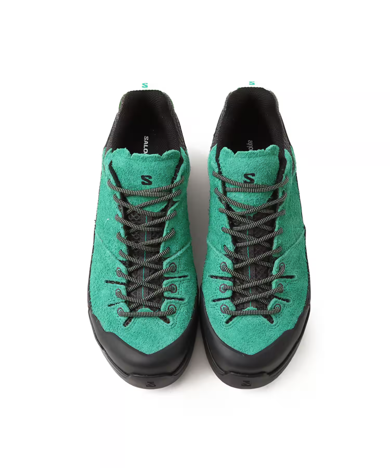 L47876400 Salomon X-ALP Suede Black Parakeet Patina Green (Men's)