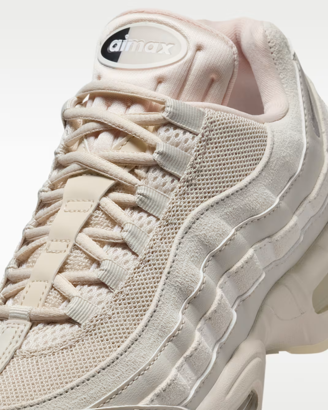 IB6396-101 Nike Women's Air Max 95 Big Bubble "Soft Pearl"