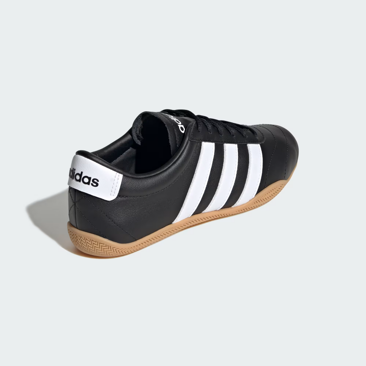 JQ9684 adidas Grand Court Lo Core Black Cloud White Gum  (Women's)