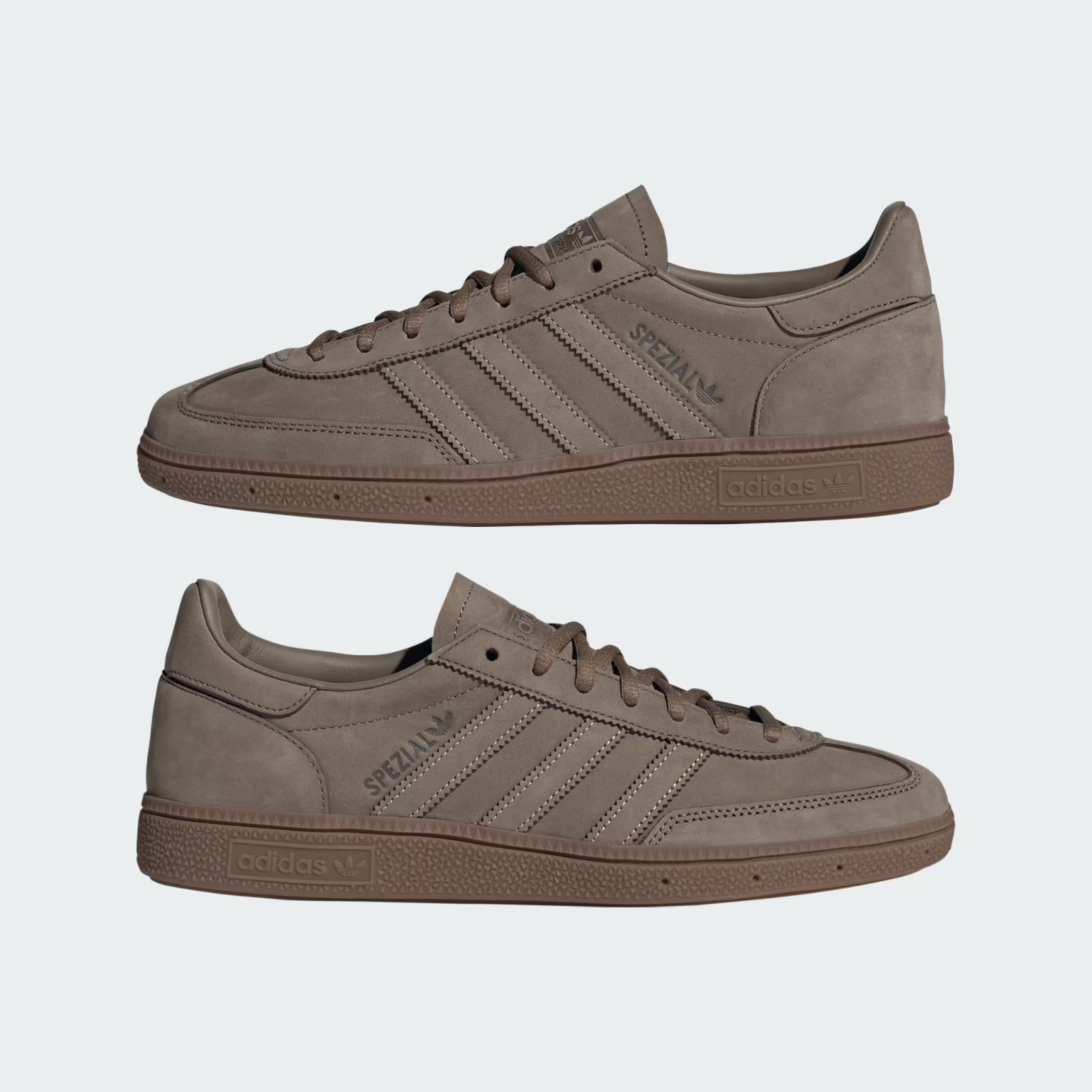 KJ9852 adidas Handball Spezial "Blanch Brown/Gum" (Men's)