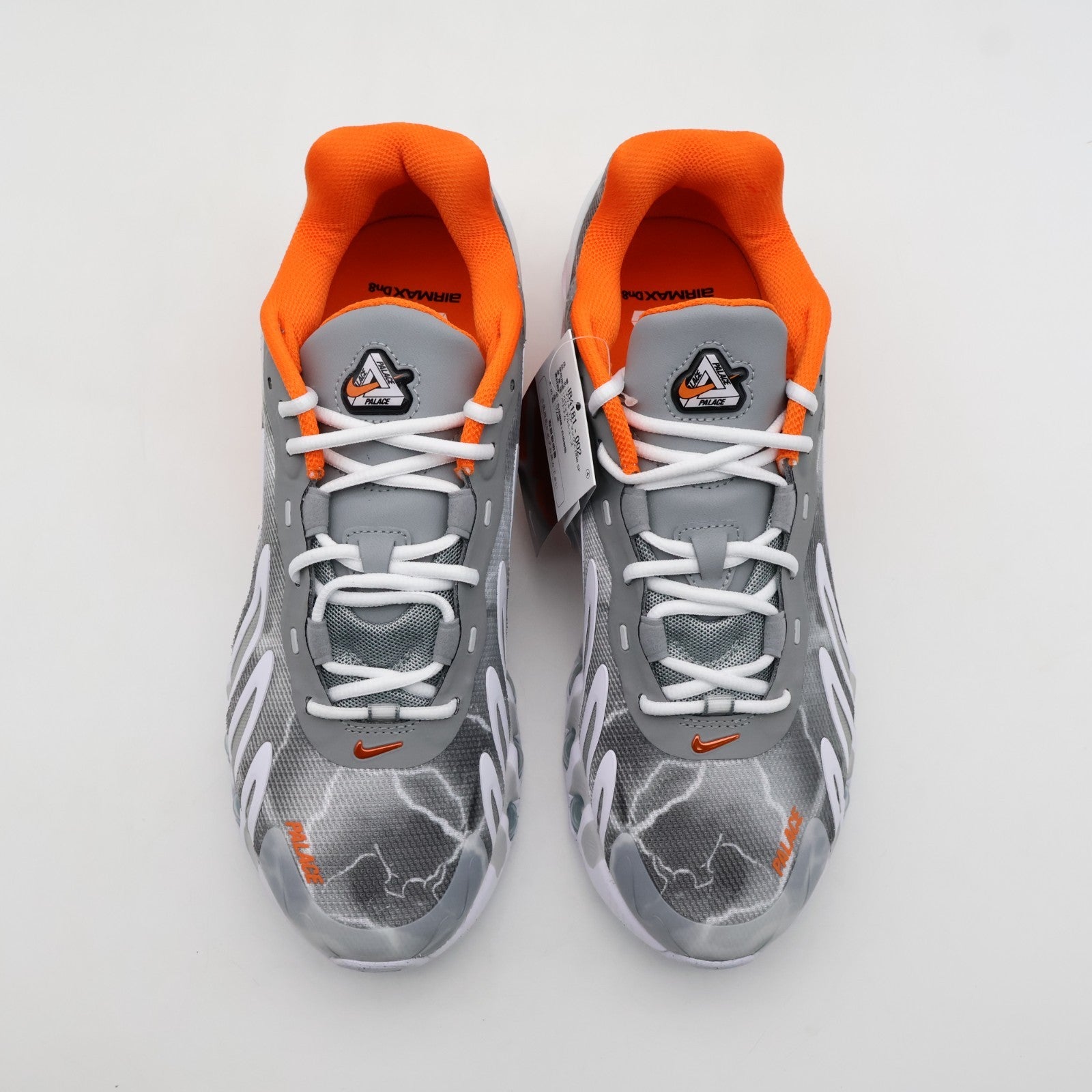 IB4181-002 PALACE x Nike Air Max DN8 Dusty Grey Safety Orange Particle (Men's)