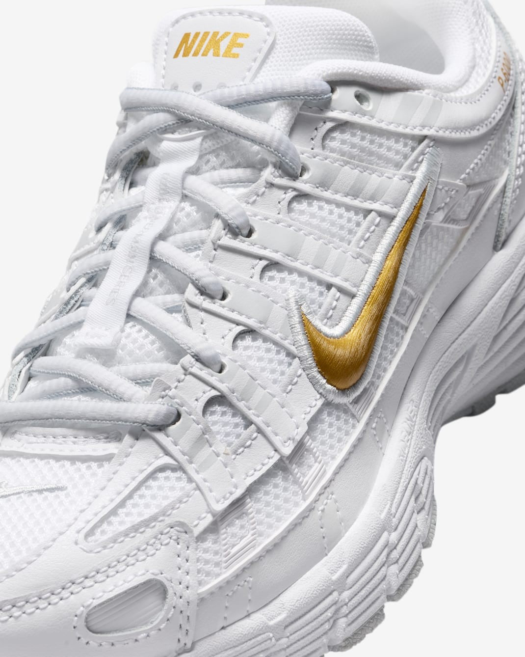 HV5064-102 Nike GS P-6000 White Pure Platinum Metallic Gold