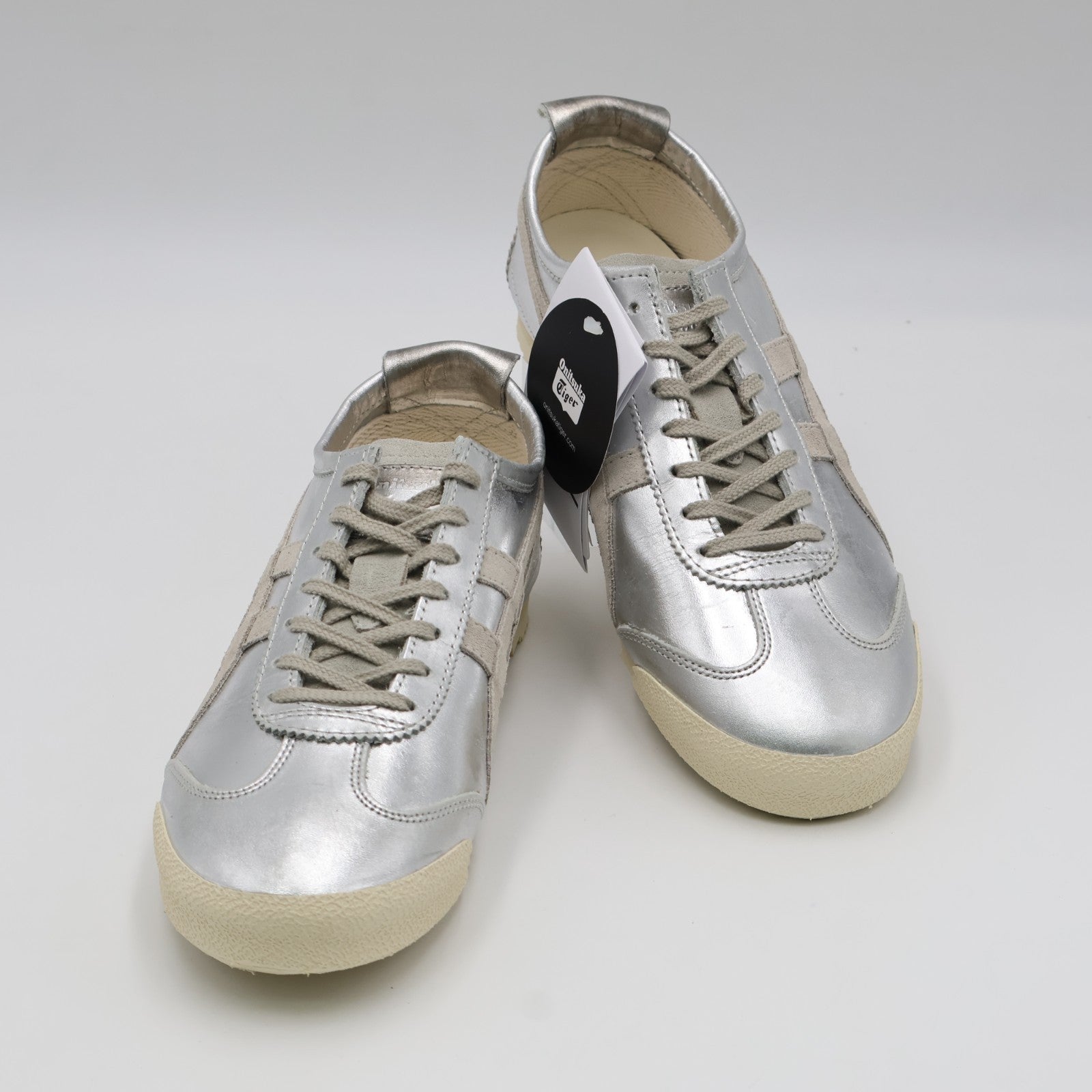 1182A467-020 Onitsuka Tiger Mexico 66 Deluxe Silver Piedmont Grey (Women's)