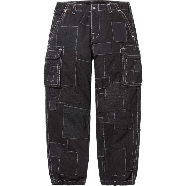 Supreme True Religion Patchwork Cargo Pant Black