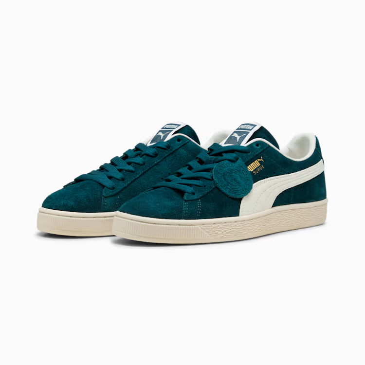 403767-02 Puma Suede Charles F Stead 5 Persian Blue PUMA White (Men's)