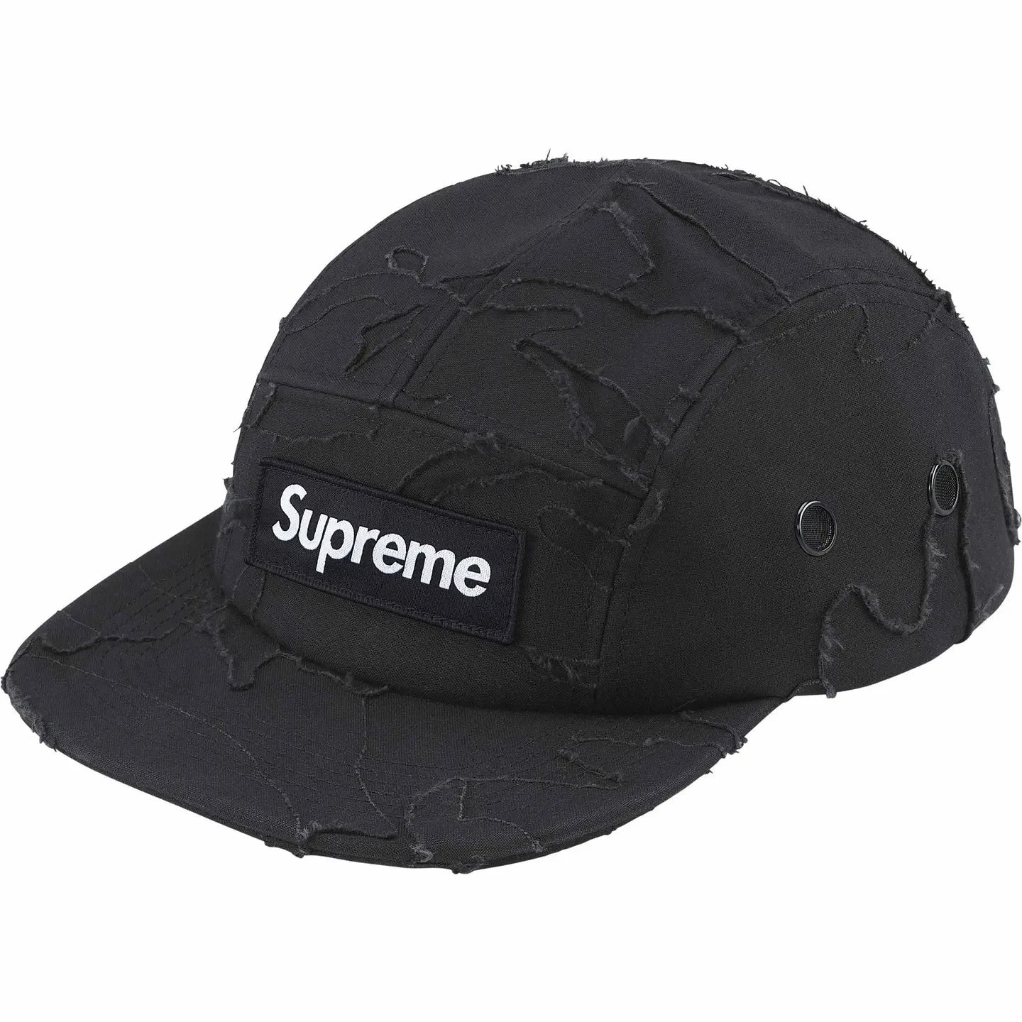 Supreme Layered Camo Camp Cap Black