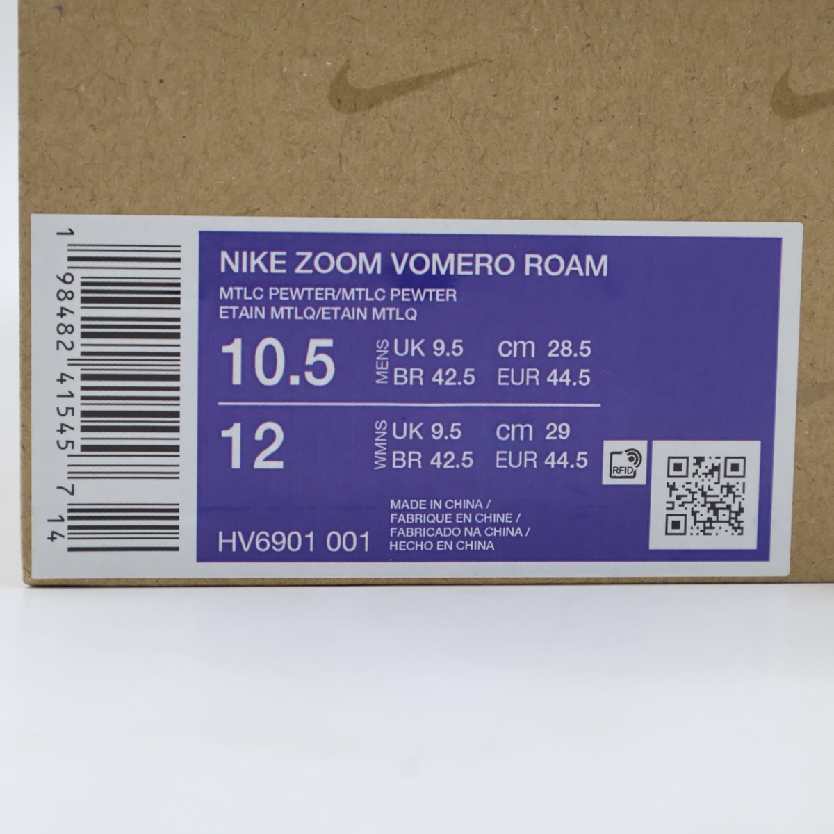 HV6901-001 Nike Zoom Vomero Roam Metallic Pewter Cool Grey Anthracite (Men's)