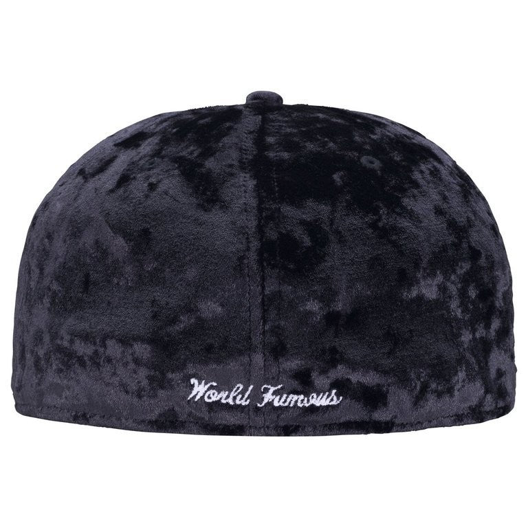 Supreme Crushed Velvet Box Logo New Era Navy