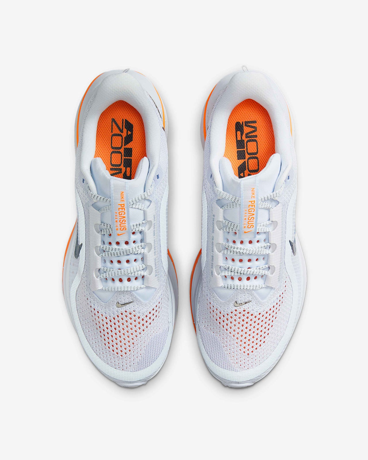 HQ2593-001 Nike Pegasus Premium Football Grey Multi Color Total Orange( Women's)