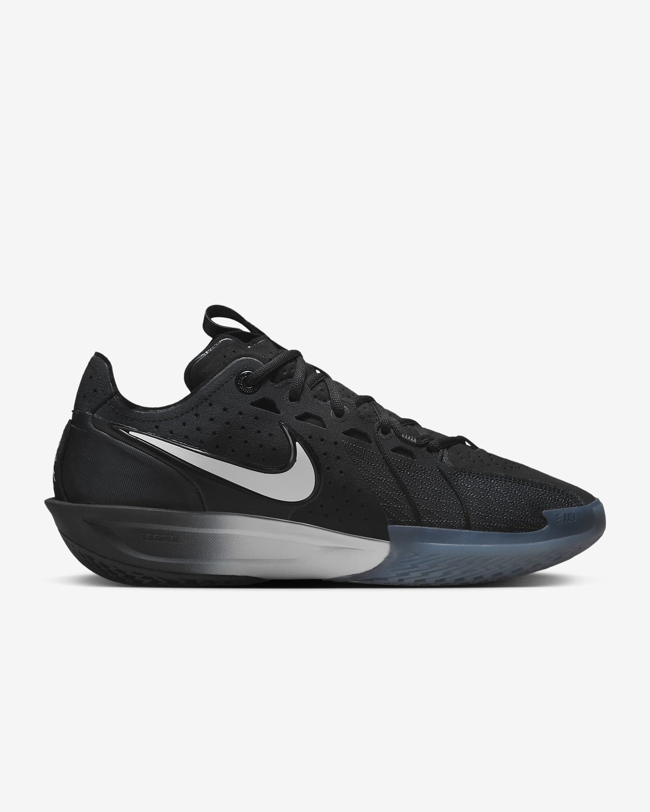 DV2918-004 Nike GT Cut 3 Black Iron Grey Dark Smoke Grey White (Men's)