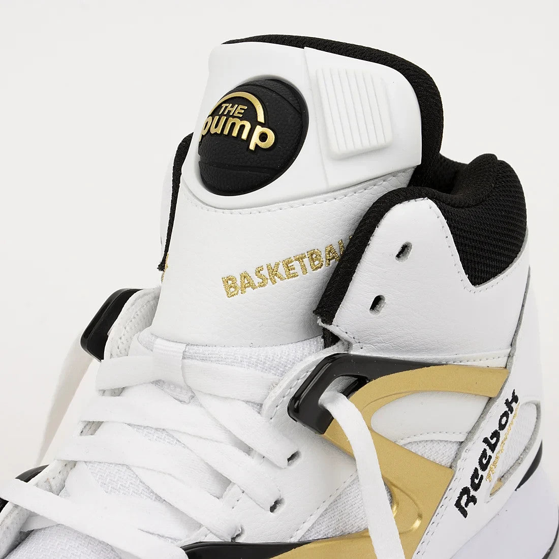 100255529 Reebok Pump Omni Zone 2 White Metallic Gold (Men's)