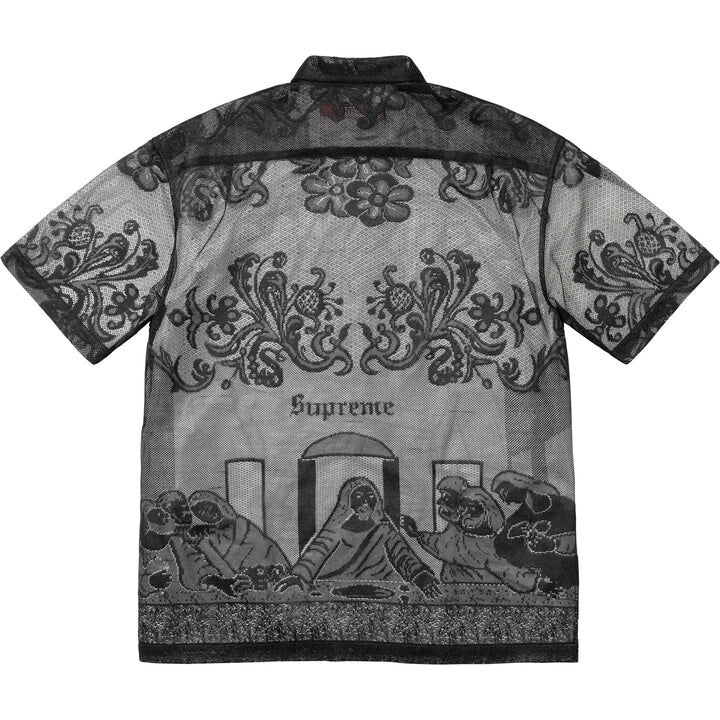 Supreme Last Supper Lace S/S Shirt Black