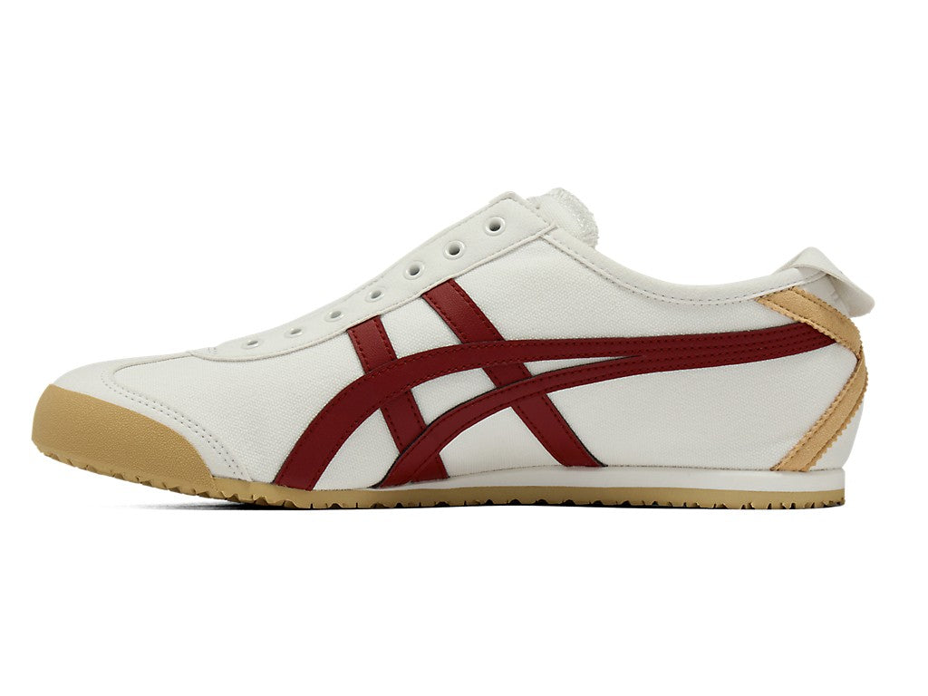 1183A360-131 Onitsuka Tiger Mexico 66 Slip-On Off WhiteBeet Juice (Men's)