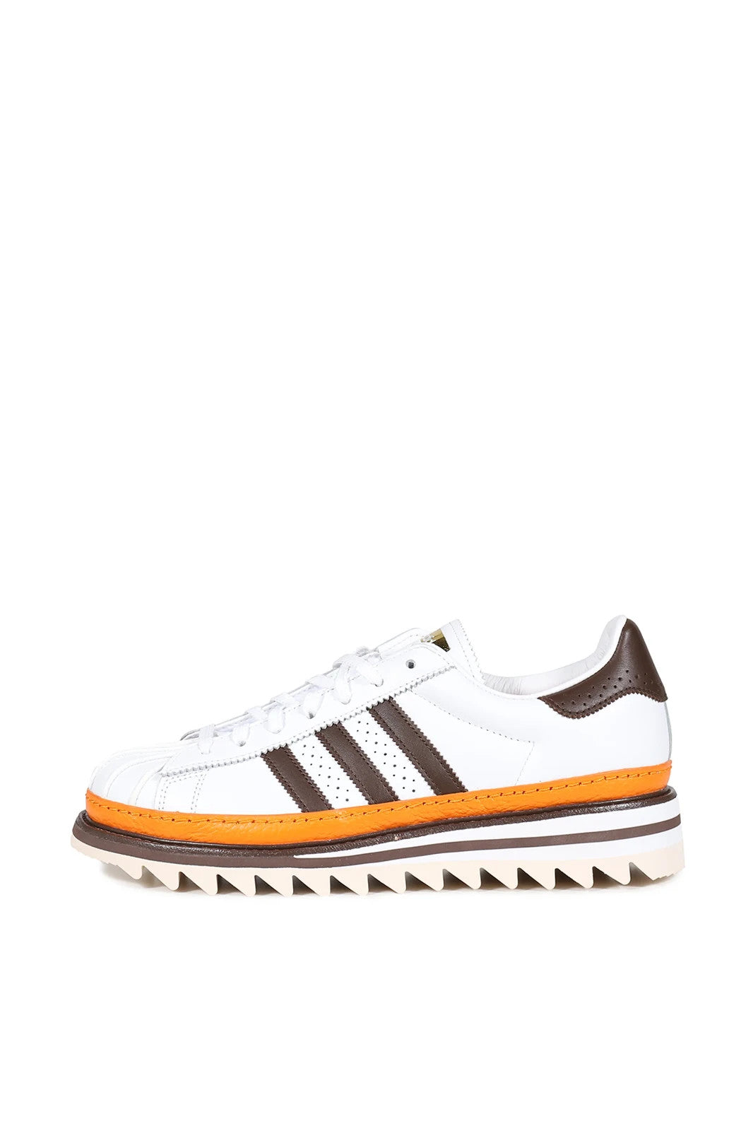 KK1388 CLOT adidas Superstar Dress White Coffee Orange (Men's)