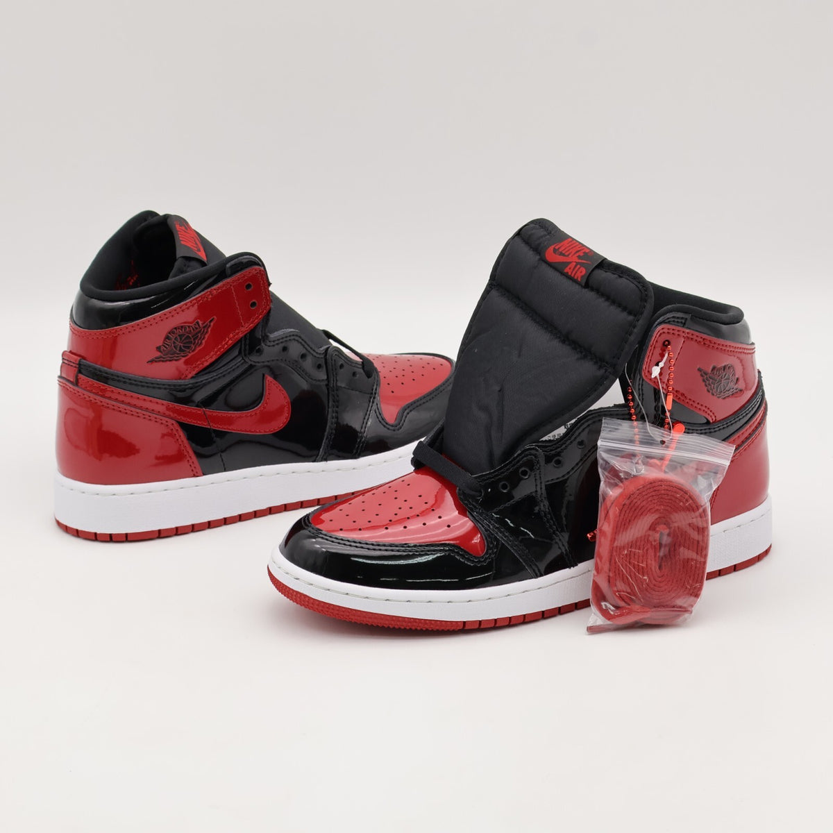 575441-063 Nike GS Air Jordan 1 High OG Patent Bred