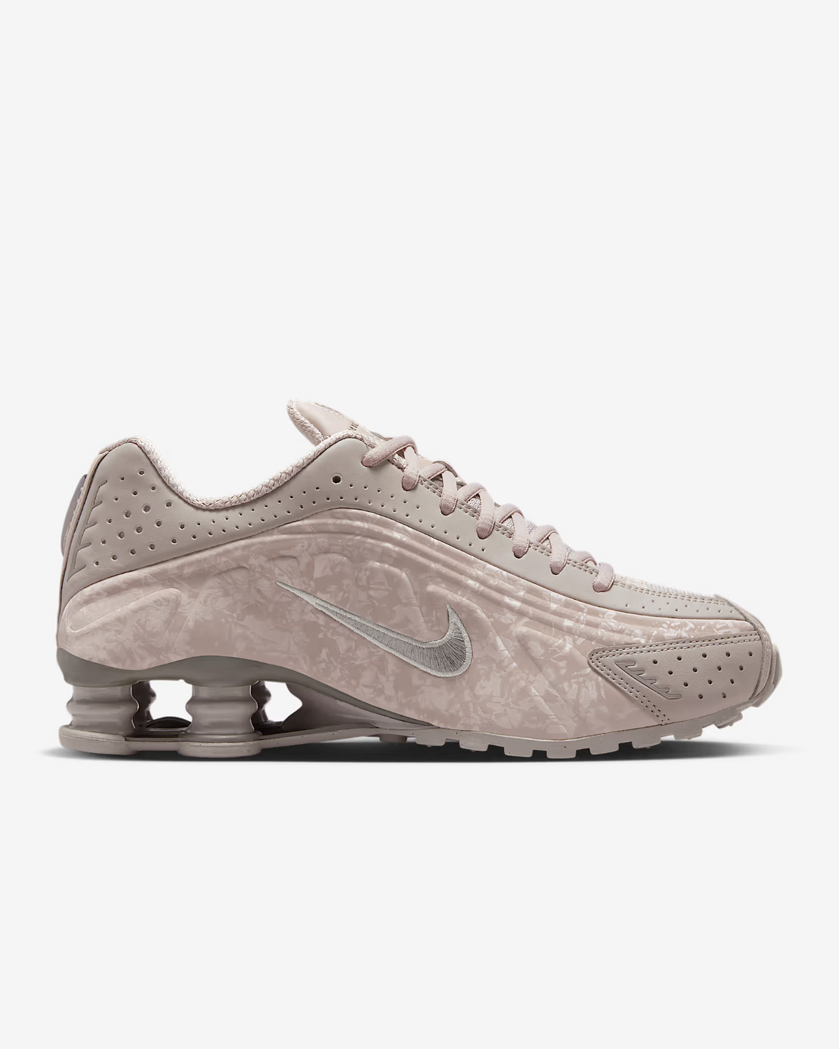 HV0934-001 Nike Shox R4 College Grey Flat Pewter (Women's)