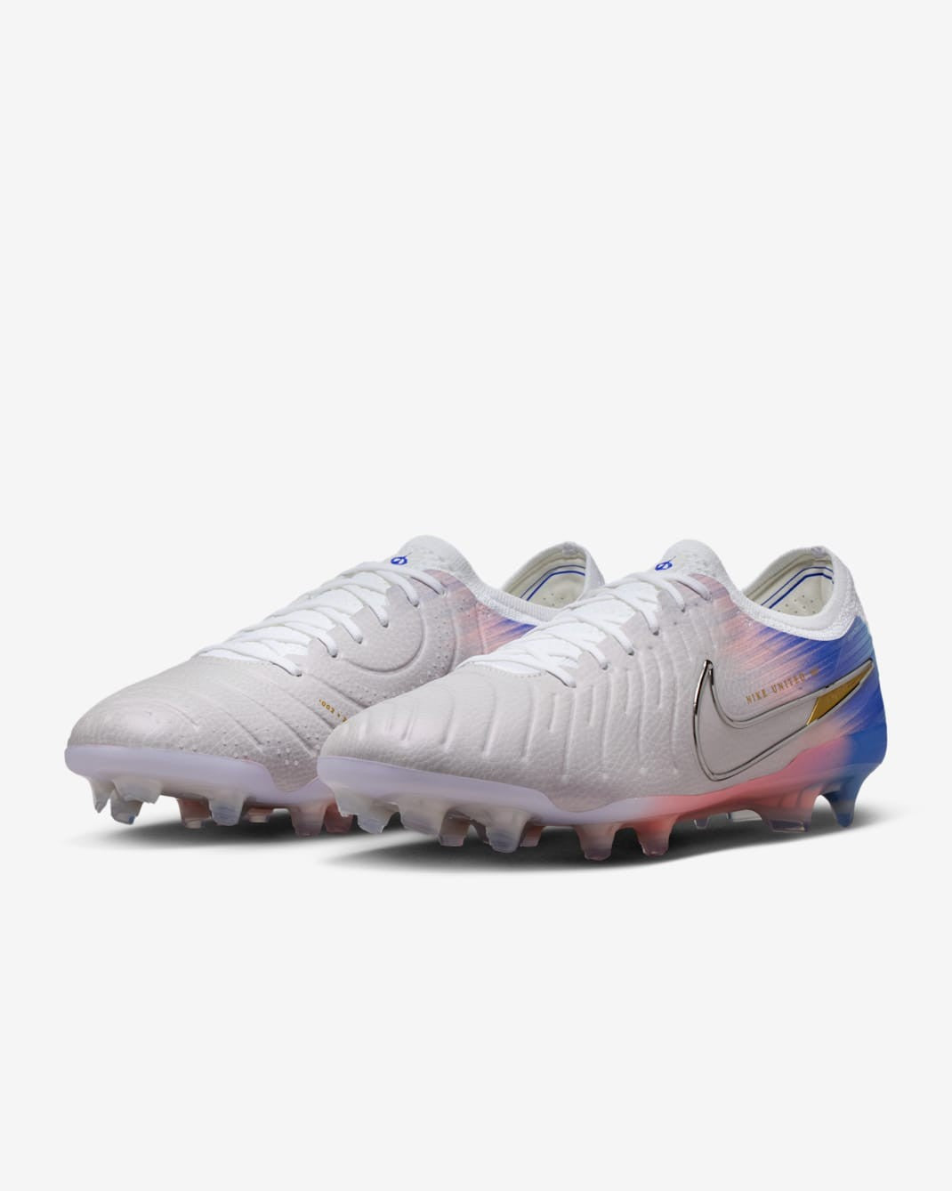 IB2467-001 Nike United Tiempo Legend 10 Elite FG Vast Grey Racer Blue (Men's)