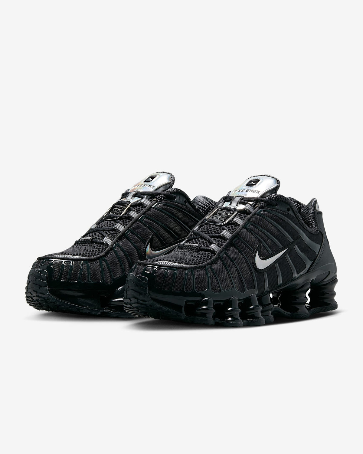 IB7704-001 Nike Shox TL Off Noir Metallic Silver (Women's)