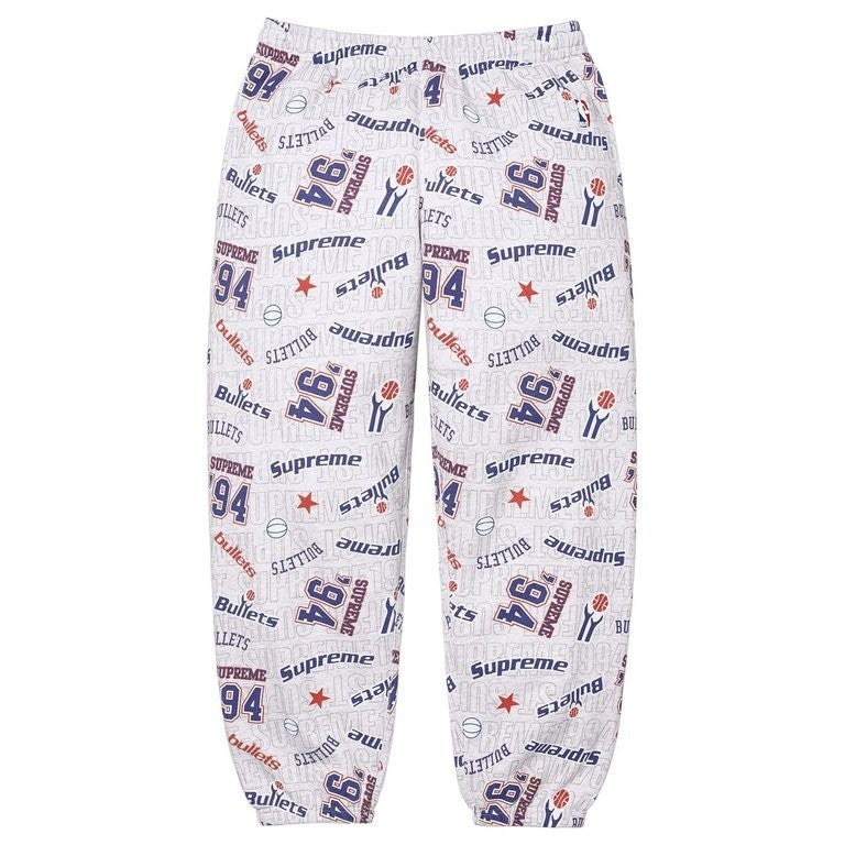Supreme x Mitchell & Ness Teams Sweatpant Ash Grey
