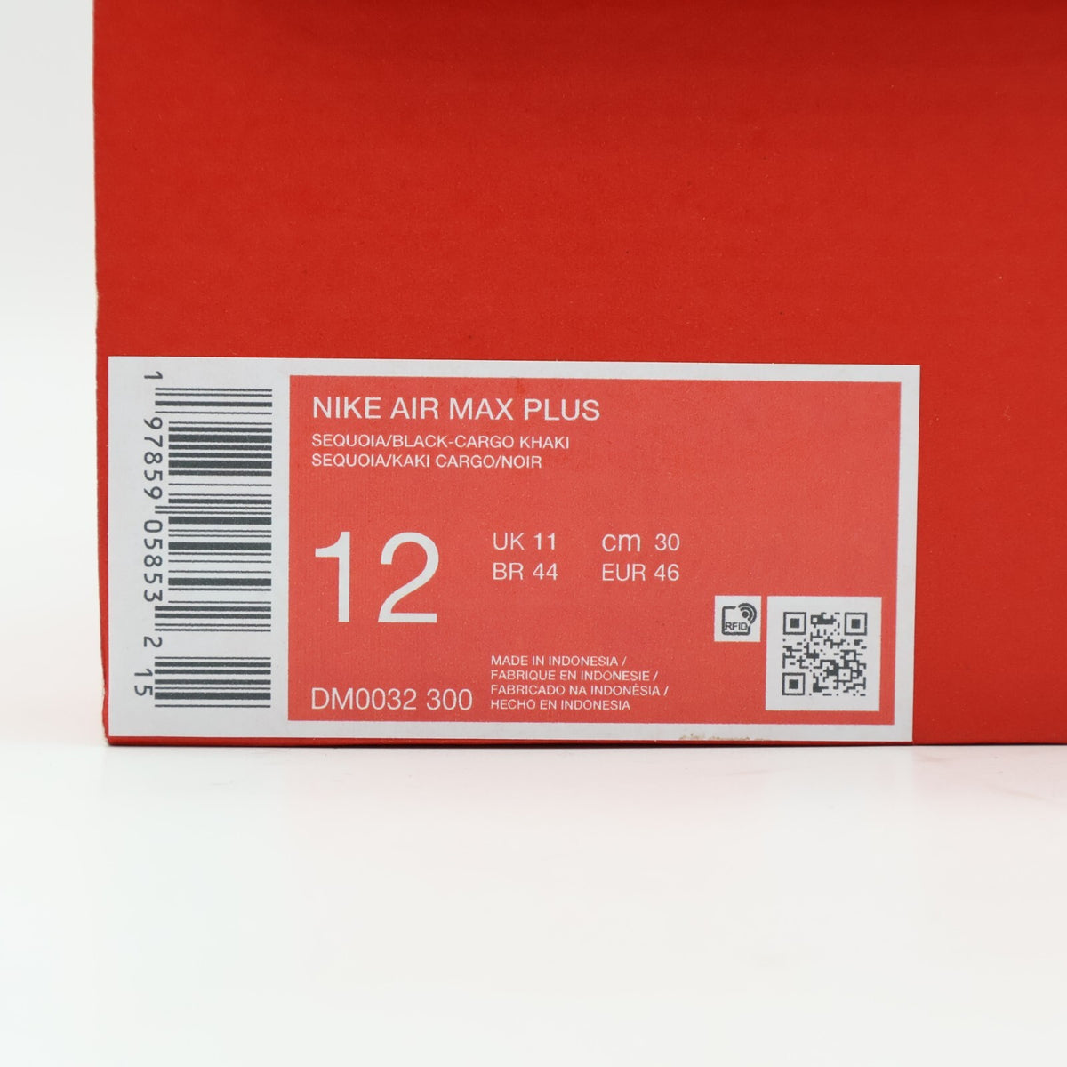 DM0032-300 Nike Air Max Plus Sequoia Cargo Khaki Light Bone Black (Men's)