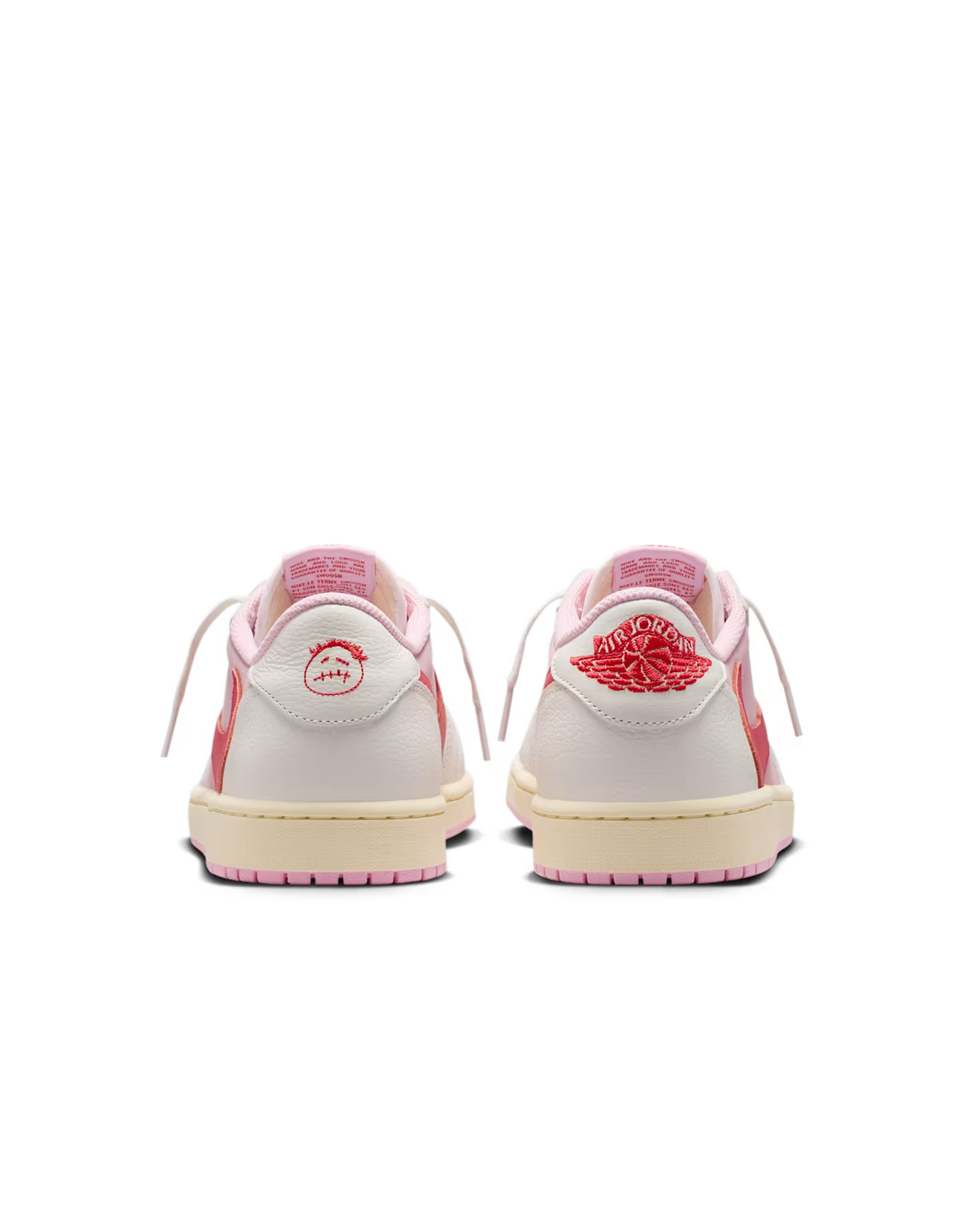IQ7604-101 Travis Scott Ã Nike Air Jordan 1 Retro Low OG "Sail/T Pink" (Men's)