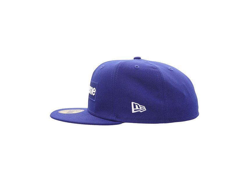 Supreme MLB Teams Box Logo New Era Dark Royal