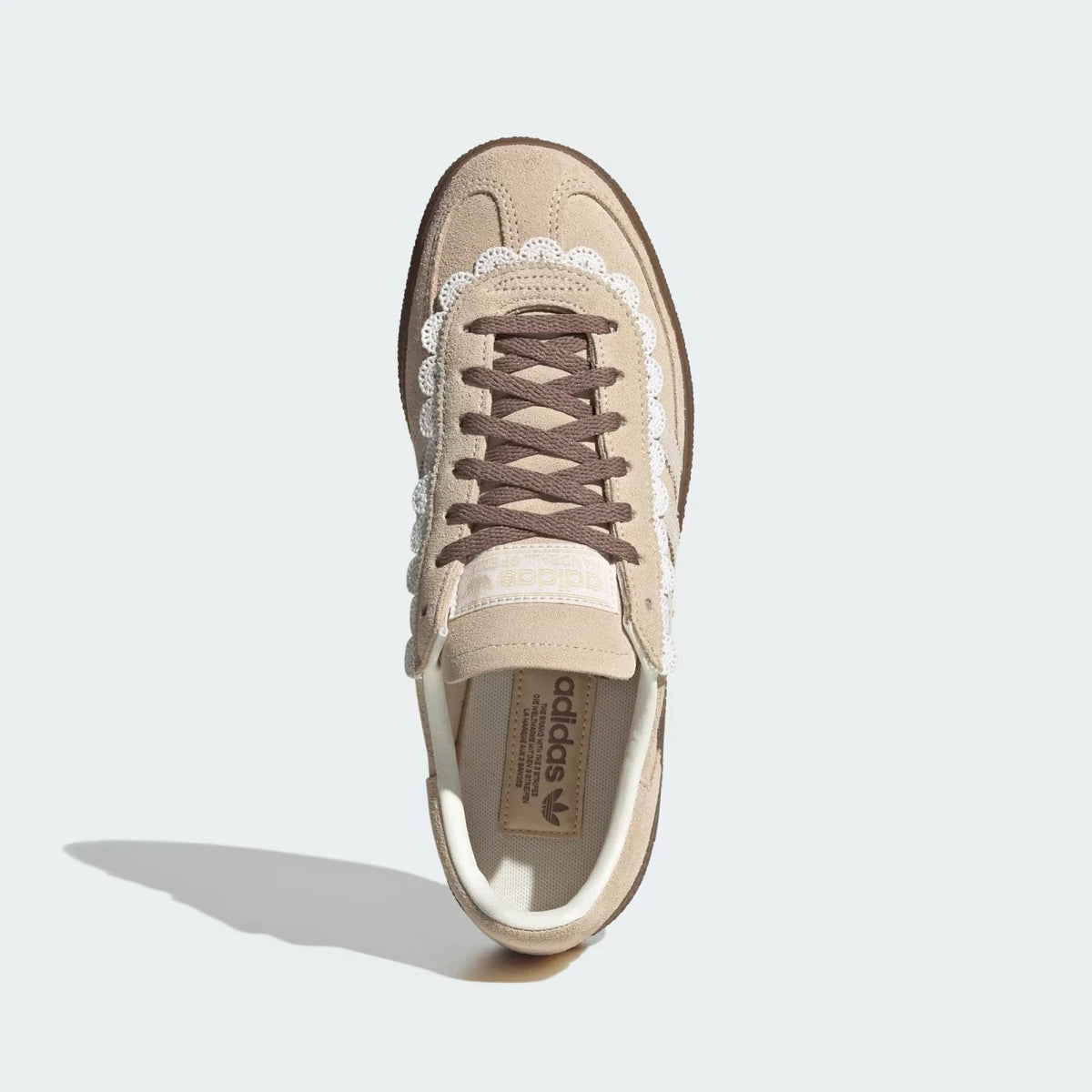 LA0313 LA0313 adidas Handball Spezial Sand Strata Off White Gum (Women's)