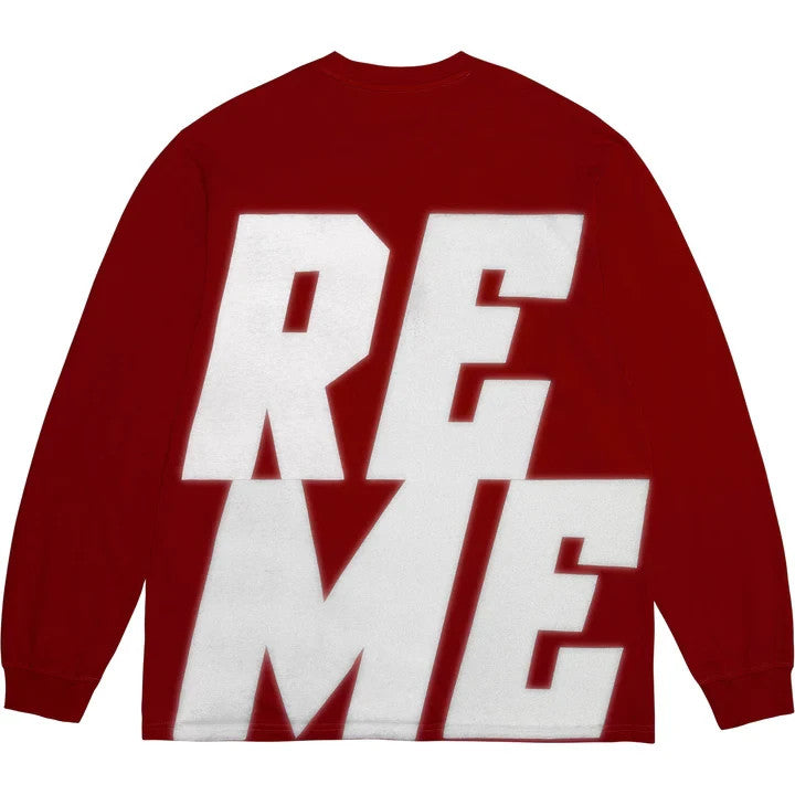 Supreme Reflective L/S Top Red