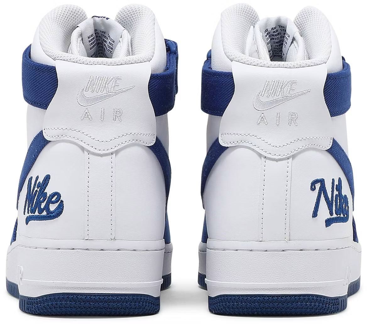 DC8168-100 Nike Air Force 1 High EMB "Dodgers" (Men's)