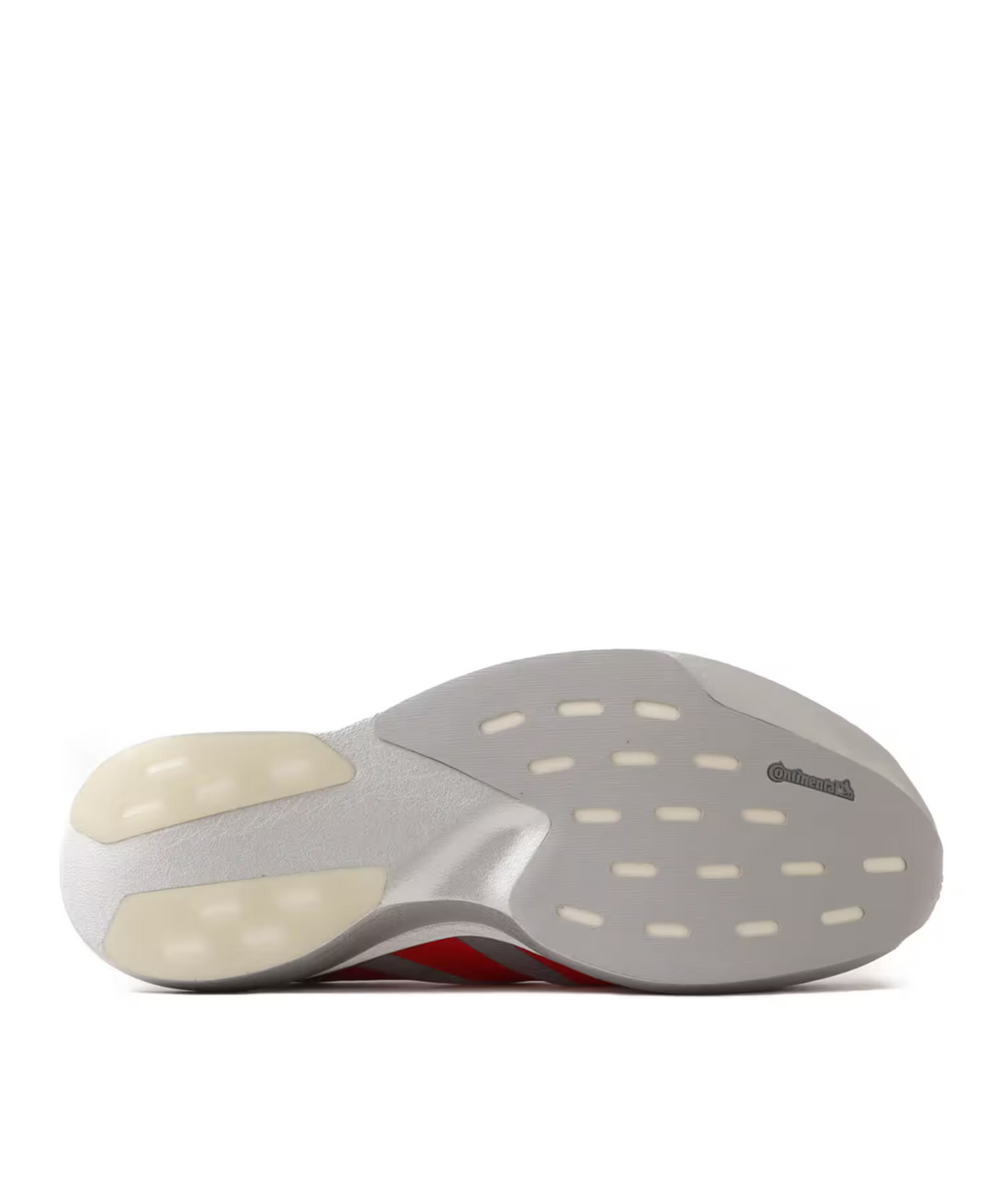 KI3381 adidas Adizero Evo SL Silver Metallic Lucid Red Iron Metallic (Men's)