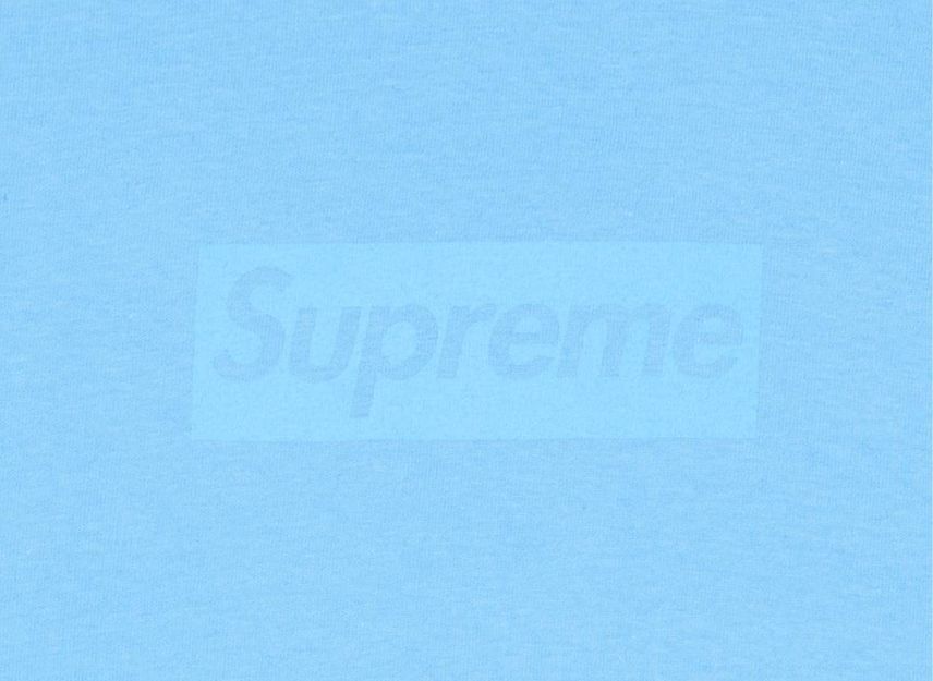 Supreme Tonal Box Logo Tee Bright Blue