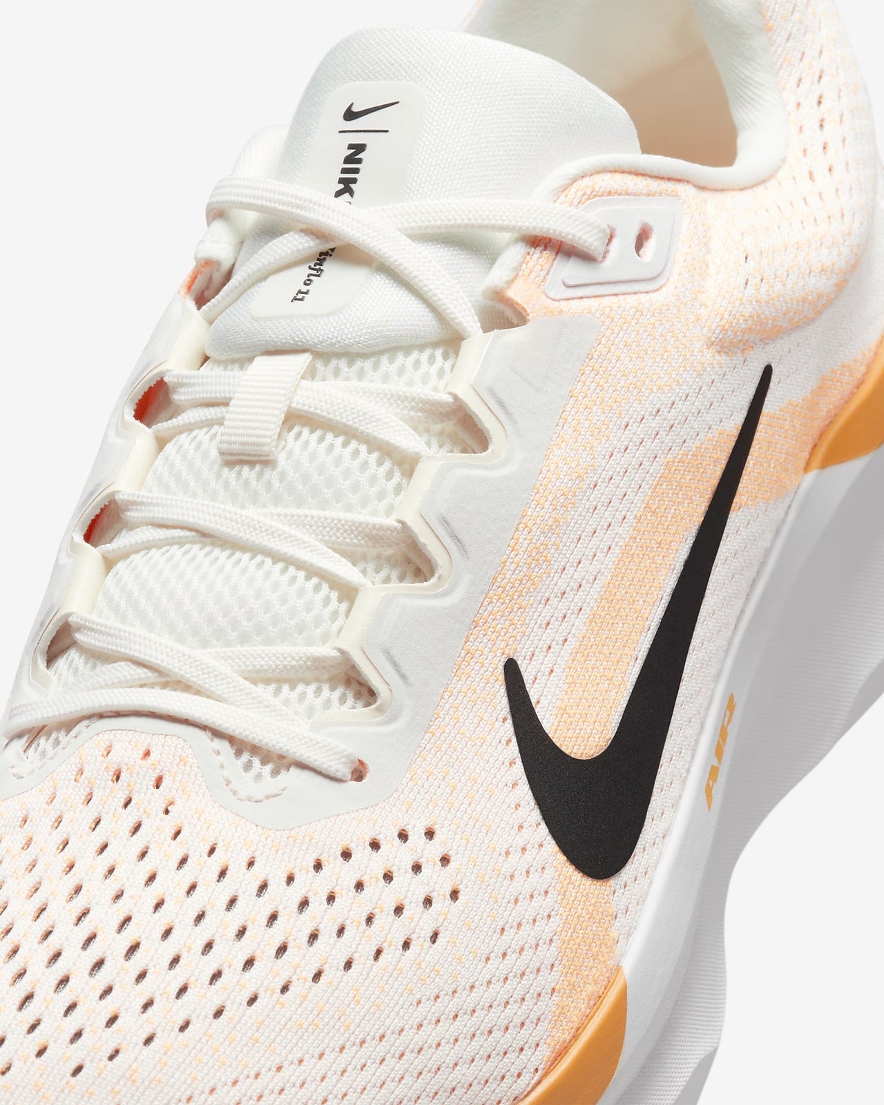 FJ9509-104 Nike Winflo 11 Sail Laser Orange Coconut Milk Black (Men's)