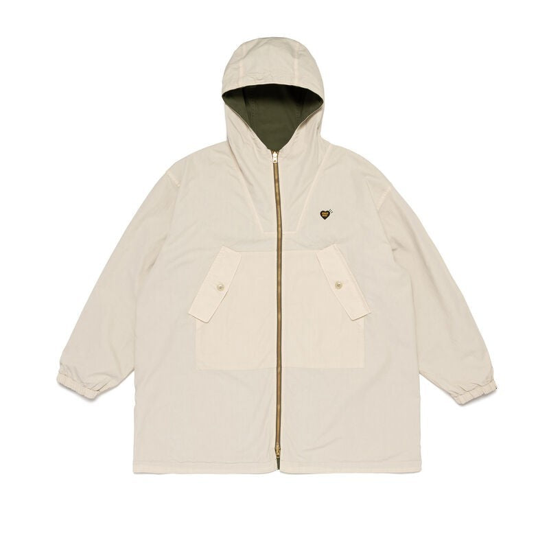 HUMAN MADE Reversible Hooded Coat Olivedrab