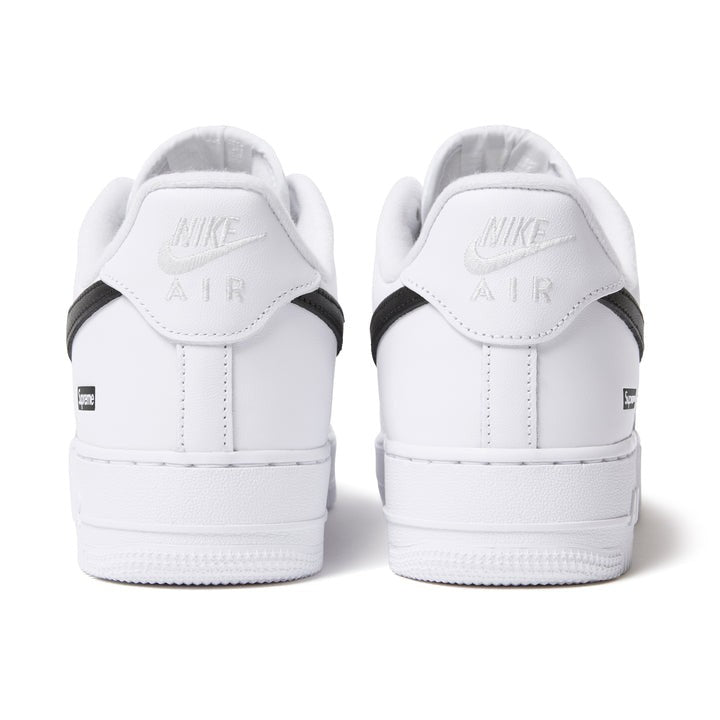 CU9225-102 Supreme Nike Air Force 1 Low White Black 25FW Week4 (Men's)