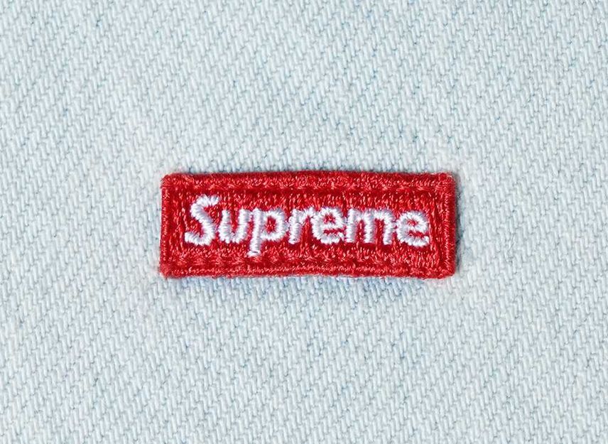 Supreme Small Box Shirt Washed Denim