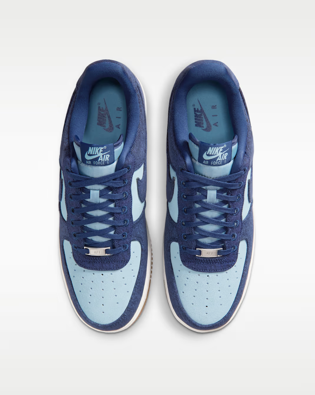 IR0951-400 Nike Air Force 1 Low "Blue Canvas"