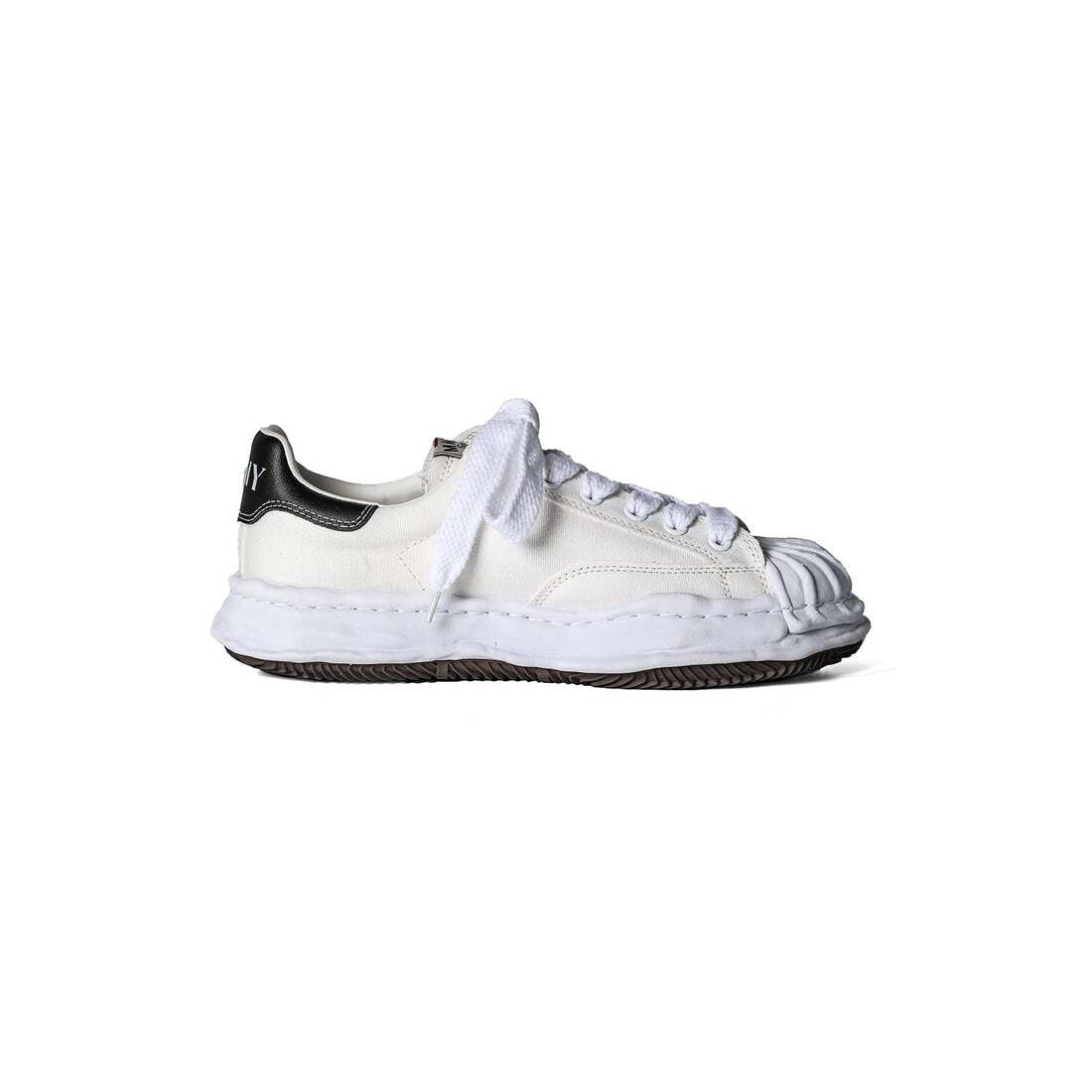 A08FW735-white Maison MIHARA YASUHIRO BLAKEY Original Sole Canvas Low cut (Men's