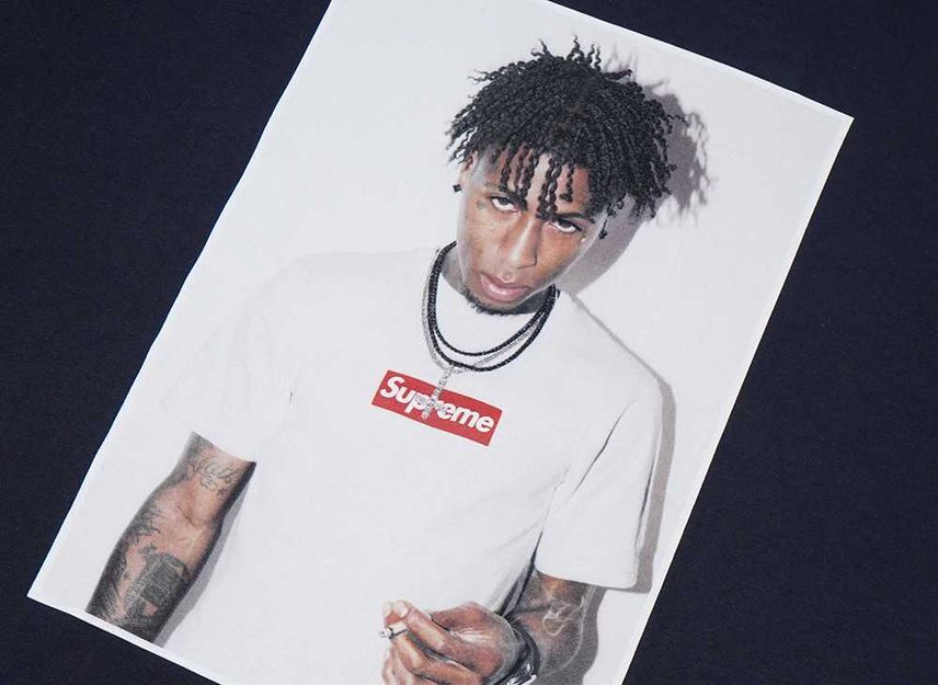 Supreme NBA Youngboy Tee Navy