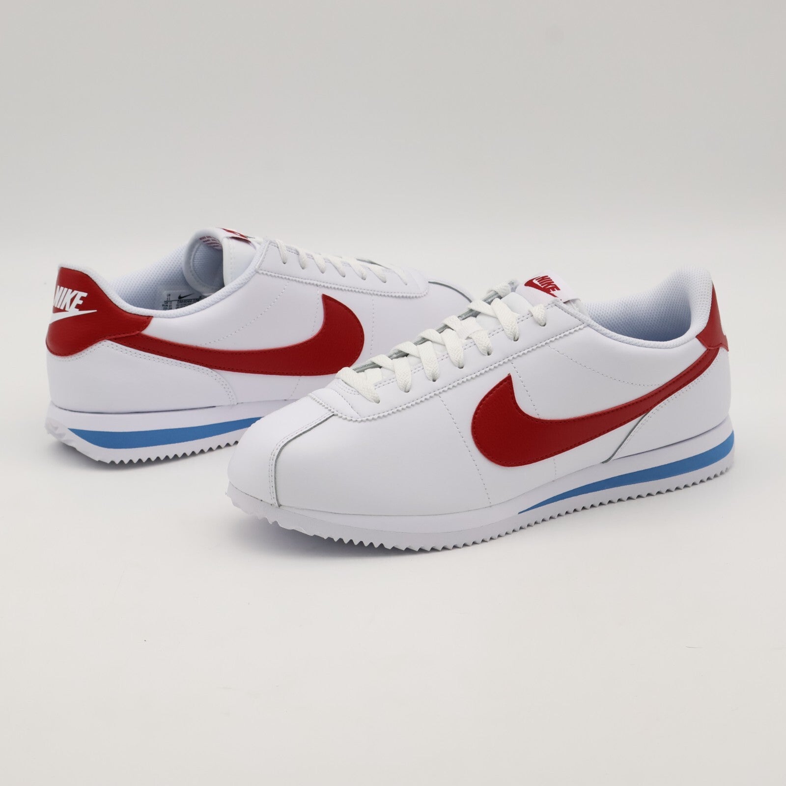 DM4044-108 Nike Cortez Forrest Gump White Varsity Red Blue (Men's)