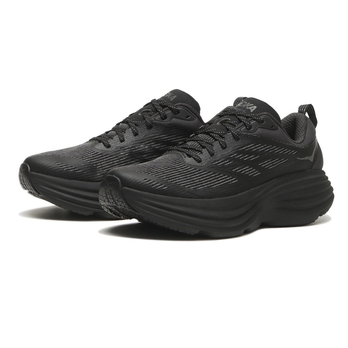 1155391-BBLC Hoka Bondi 8 TS Caged Black (Men's)