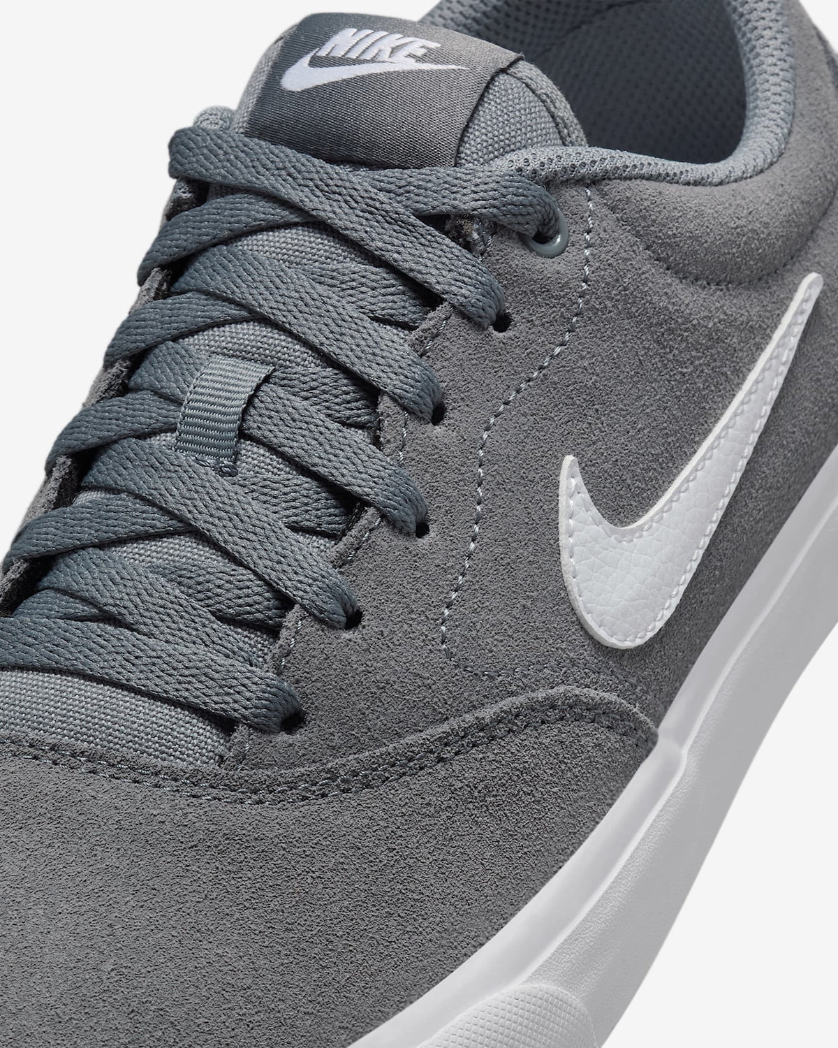 IB2750-004 Nike Charge Suede Cool Grey Cool Grey White White (Men's)