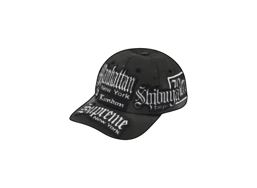 Supreme City Patches 6-Panel "Black"
