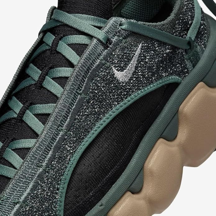 FD2149-301 Nike Flyknit Bloom Vintage Green Blac Khaki Metallic Silver (Women's)