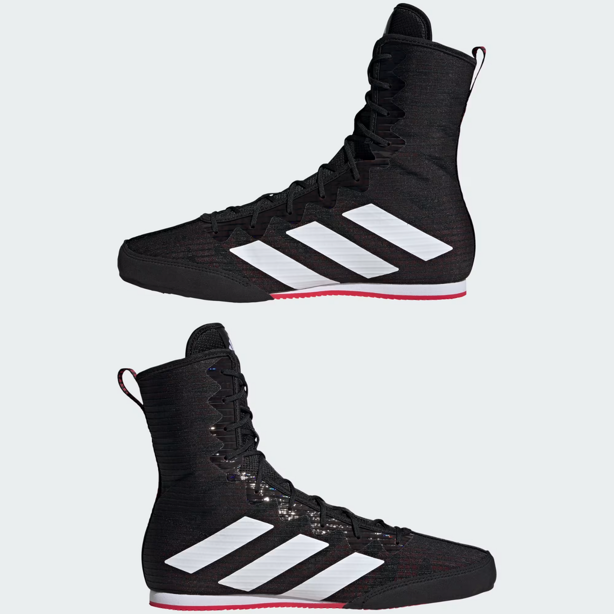 IH2730 adidas Box Hog 4 Core Black/Cloud White/Pure Ruby (Men's)