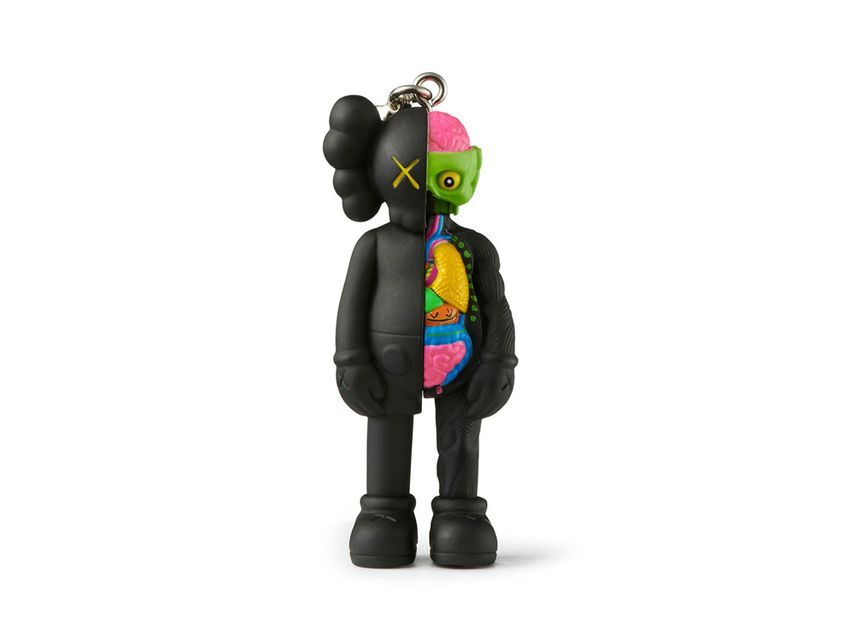 KAWS COMPANION (FLAYED) KEYHOLDER Black